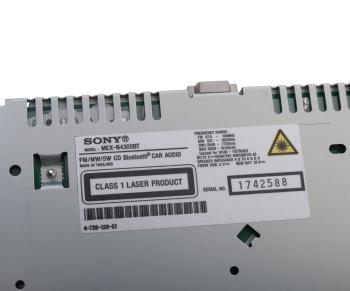 14 199 р. Магнитола автомобильная 1DIN SONY SONY mex-n4300bt  с доставкой в г. Кемерово. Увеличить фотографию 4