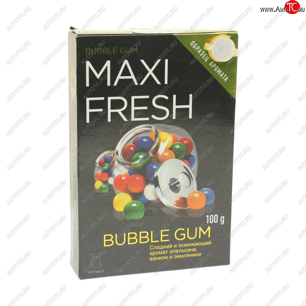 171 р. Ароматизатор под сиденье гелевый (bubble gum) 100г NATURAL SCENT MAXI FRESH mf-114  с доставкой в г. Кемерово