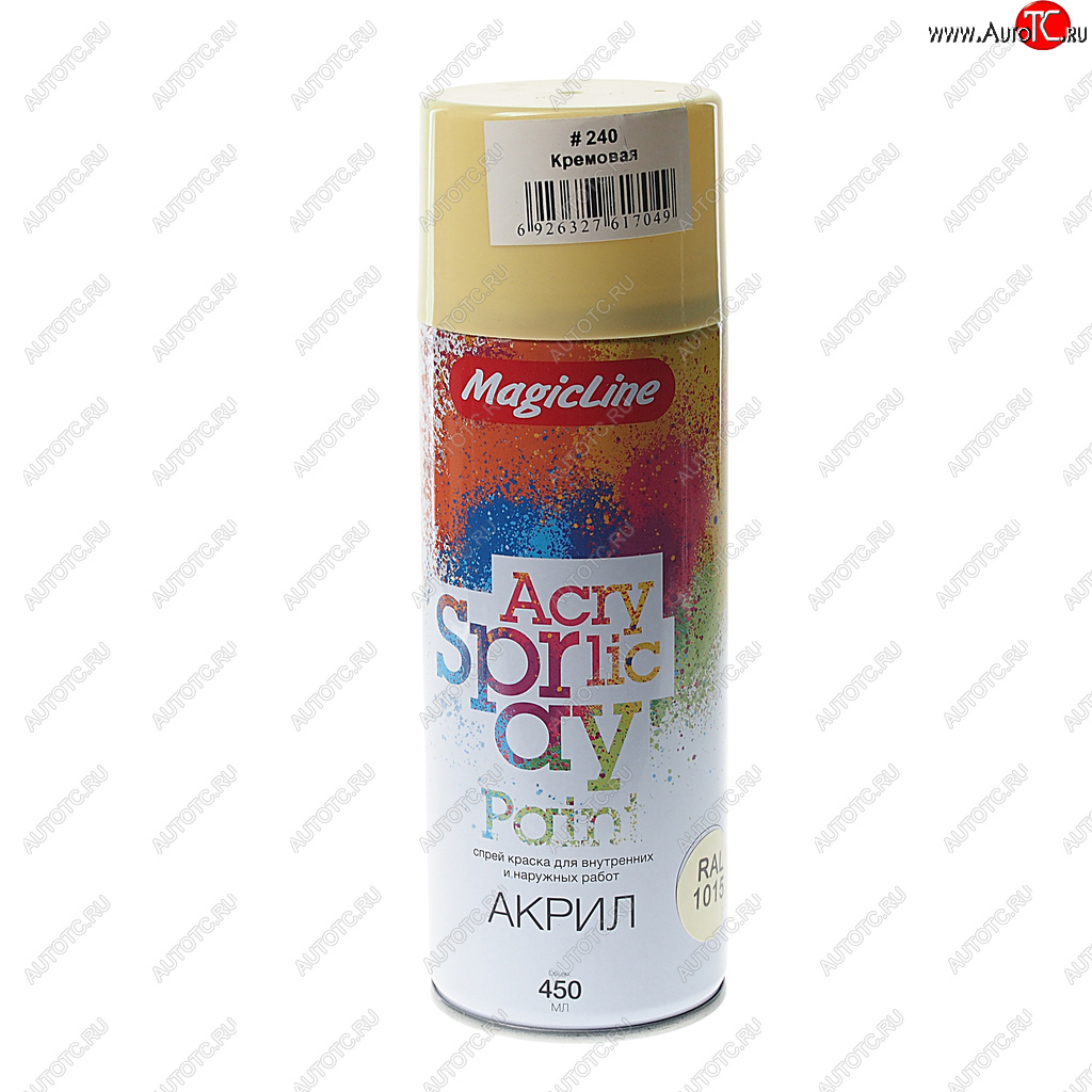 299 р. Краска кремовая аэрозоль 400мл MAGICLINE MAGICLINE mg-240  с доставкой в г. Кемерово