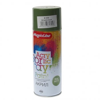 297 р. Краска оливковая аэрозоль 400мл MAGICLINE MAGICLINE mg-250  с доставкой в г. Кемерово. Увеличить фотографию 1