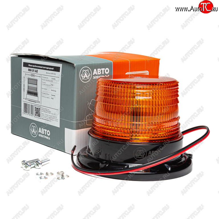 999 р. Маяк импульсный 1224V (12 светодиодов) стационарный желтый AVTOELECTRICA AVTOELECTRICA ми-01 ae  с доставкой в г. Кемерово