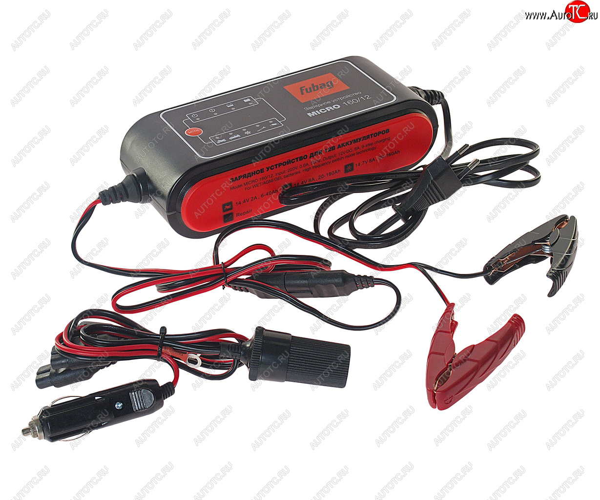 9 899 р. Устройство зарядное 12V 8A 160Ач 220V FUBAG FUBAG micro 16012  с доставкой в г. Кемерово