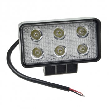 689 р. Фара рабочего света 110х60мм 09-18W (сфокусированный свет) MISTAR MISTAR mis-0918w spot  с доставкой в г. Кемерово. Увеличить фотографию 1