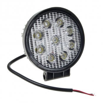 699 р. Фара рабочего света 115мм 27W (рассеянный свет) круглая MISTAR MISTAR mis-27w flood(rn)  с доставкой в г. Кемерово. Увеличить фотографию 1