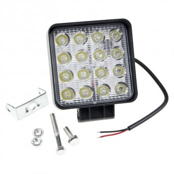 899 р. Фара рабочего света 29-48W FLOD 16LED 100х100мм 10-30V MISTAR mis-2948w flood  с доставкой в г. Кемерово. Увеличить фотографию 2