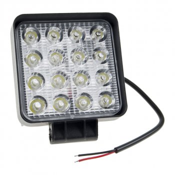 899 р. Фара рабочего света 29-48W FLOD 16LED 100х100мм 10-30V MISTAR mis-2948w flood  с доставкой в г. Кемерово. Увеличить фотографию 1