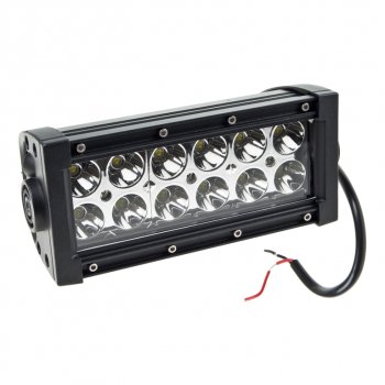 1 839 р. Фара рабочего света 190х80мм A-36W 12LED (сфокусированный свет) MISTAR MISTAR mis-a36w spot  с доставкой в г. Кемерово. Увеличить фотографию 1