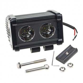 1 899 р. Фара рабочего света D-20W 2LED MISTAR MISTAR mis-d20w  с доставкой в г. Кемерово. Увеличить фотографию 2