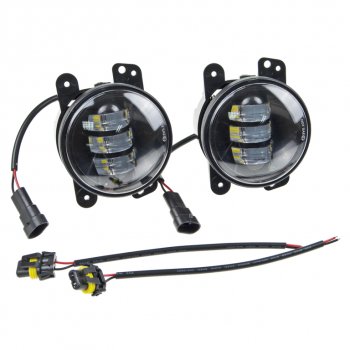 2 469 р. Фара дополнительная 90мм 12V светодиодная White (комплект) MISTAR MISTAR mis-un30w  с доставкой в г. Кемерово. Увеличить фотографию 2