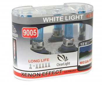 679 р. Лампа 12V HB3 60W P20d бокс (2шт.) White Light CLEARLIGHT CLEARLIGHT ml9005wl  с доставкой в г. Кемерово. Увеличить фотографию 1