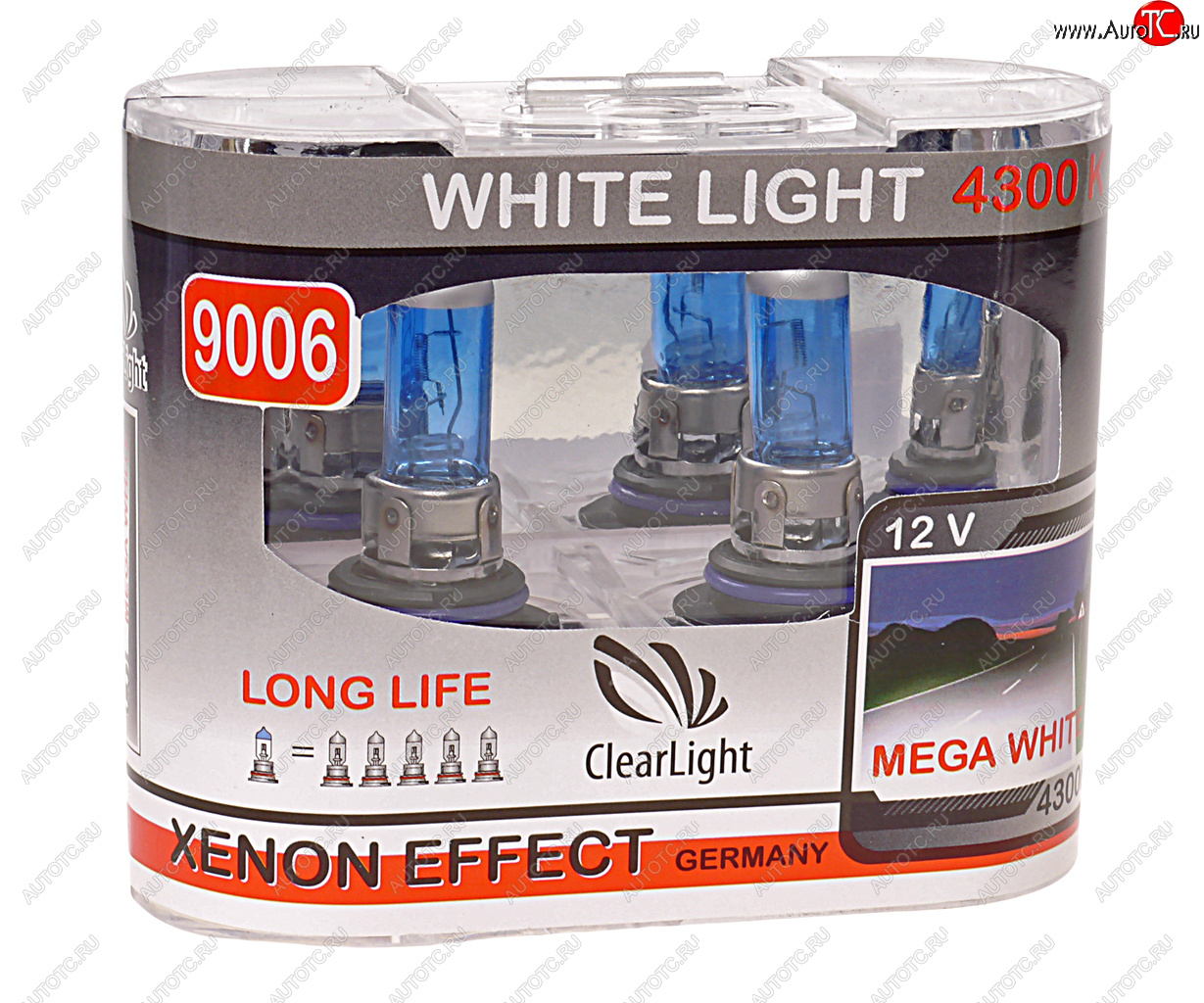 679 р. Лампа 12V HB4 51W P22d бокс (2шт.) White Light CLEARLIGHT CLEARLIGHT ml9006wl  с доставкой в г. Кемерово