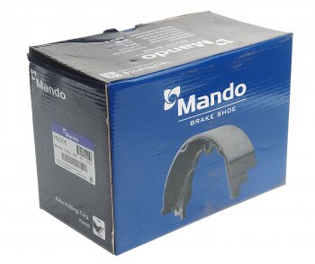 449 р. Колодки тормозные задние барабанные (4шт.) MANDO Daewoo Leganza (1997-2008)  с доставкой в г. Кемерово. Увеличить фотографию 3