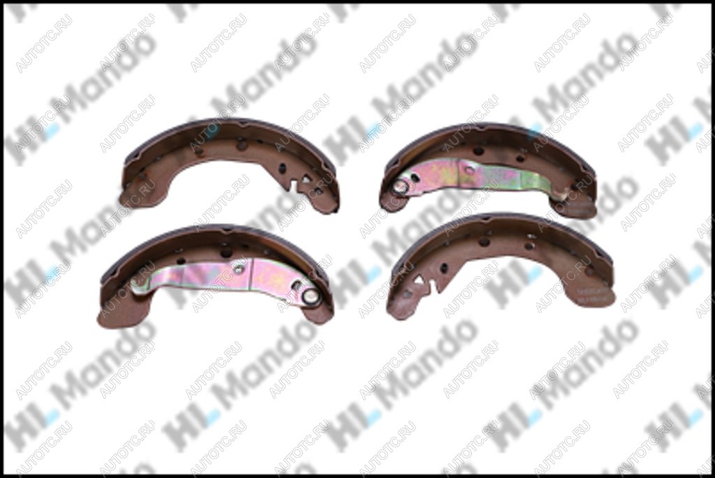 2 199 р. Колодки тормозные CHEVROLET Rezzo задние барабанные (4шт.) MANDO MANDO mld08  с доставкой в г. Кемерово