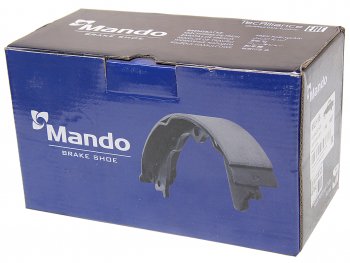 1 759 р. Колодки тормозные задние барабанные (4шт.) MANDO Hyundai Accent MC седан (2005-2011)  с доставкой в г. Кемерово. Увеличить фотографию 2