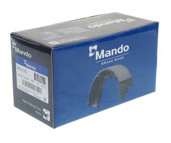 1 249 р. Колодки тормозные барабанные задние (4 шт.) MANDO KIA Picanto 1 SA хэтчбэк 5 дв. дорестайлинг (2003-2007)  с доставкой в г. Кемерово. Увеличить фотографию 3