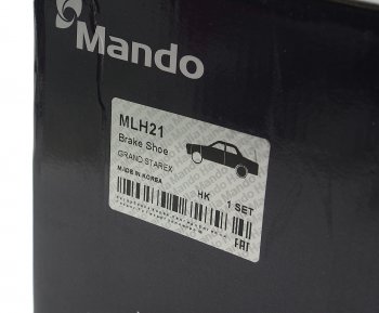 2 899 р. Колодки тормозные HYUNDAI Starex H-1 (07-) задние барабанные (4шт.) MANDO MANDO mlh21 MANDO mlh21  с доставкой в г. Кемерово. Увеличить фотографию 4