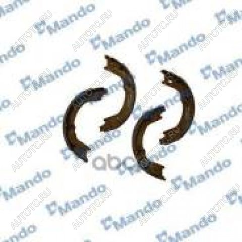 2 389 р. Колодки тормозные задние барабанные (4шт.) MANDO SSANGYONG Rexton Y290 (2012-2017)  с доставкой в г. Кемерово
