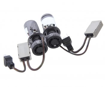 4 199 р. Лампа светодиодная 12V H4 P43t с линзой (2шт.) OPTIMA OPTIMA ml-h4-40  с доставкой в г. Кемерово. Увеличить фотографию 2