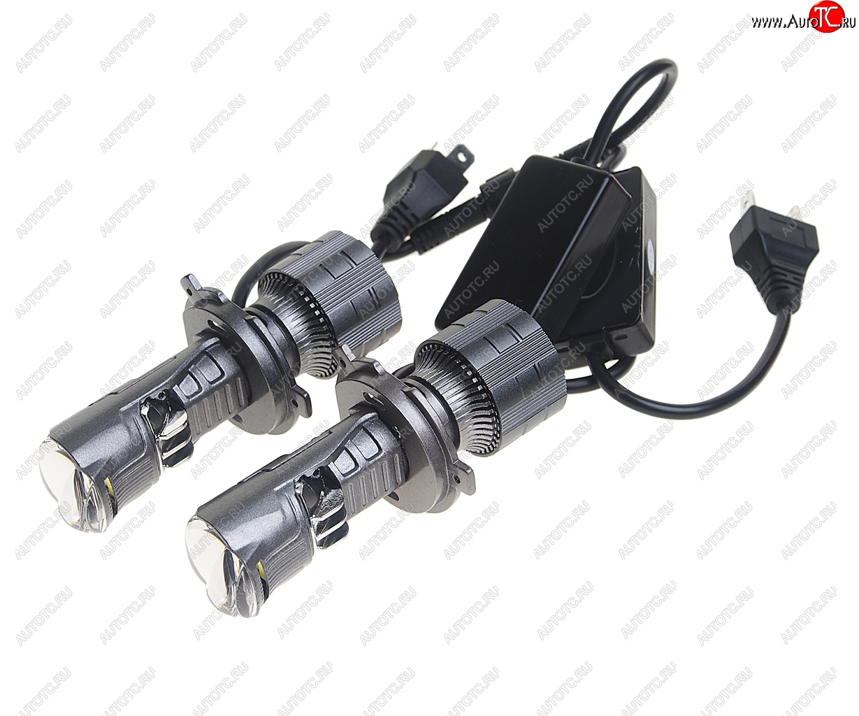 6 449 р. Лампа светодиодная 12V H4 P43t с линзой (2шт.) OPTIMA OPTIMA ml-h4-50 OPTIMA ml-h4-50  с доставкой в г. Кемерово