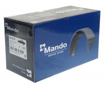 1 289 р. Колодки тормозные задние барабанные (4шт.) MANDO KIA Rio 2 JB дорестайлинг, хэтчбэк 5 дв. (2005-2009)  с доставкой в г. Кемерово. Увеличить фотографию 3
