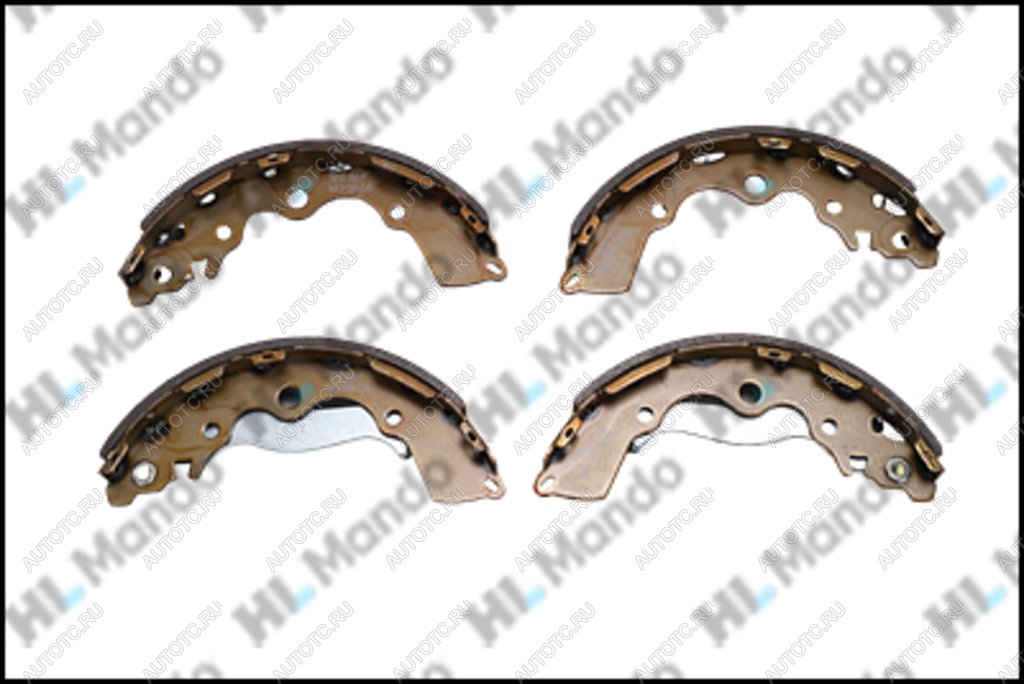 3 689 р. Колодки тормозные KIA Picanto (17-) задние барабанные (4шт.) MANDO MANDO mlk23  с доставкой в г. Кемерово
