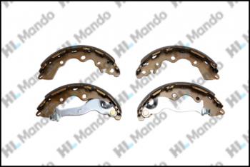 3 689 р. Колодки тормозные KIA Picanto (17-) задние барабанные (4шт.) MANDO MANDO mlk23  с доставкой в г. Кемерово. Увеличить фотографию 2