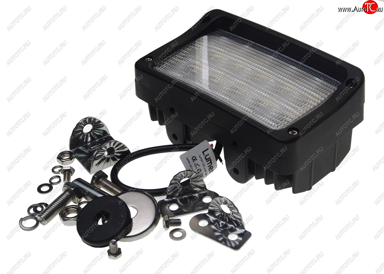 3 799 р. Фара рабочего света 156x65x95мм 45Вт (15 светодиодов) IP68 Pro Flood LUMEN LUMEN mlp-pre45wl3144f  с доставкой в г. Кемерово