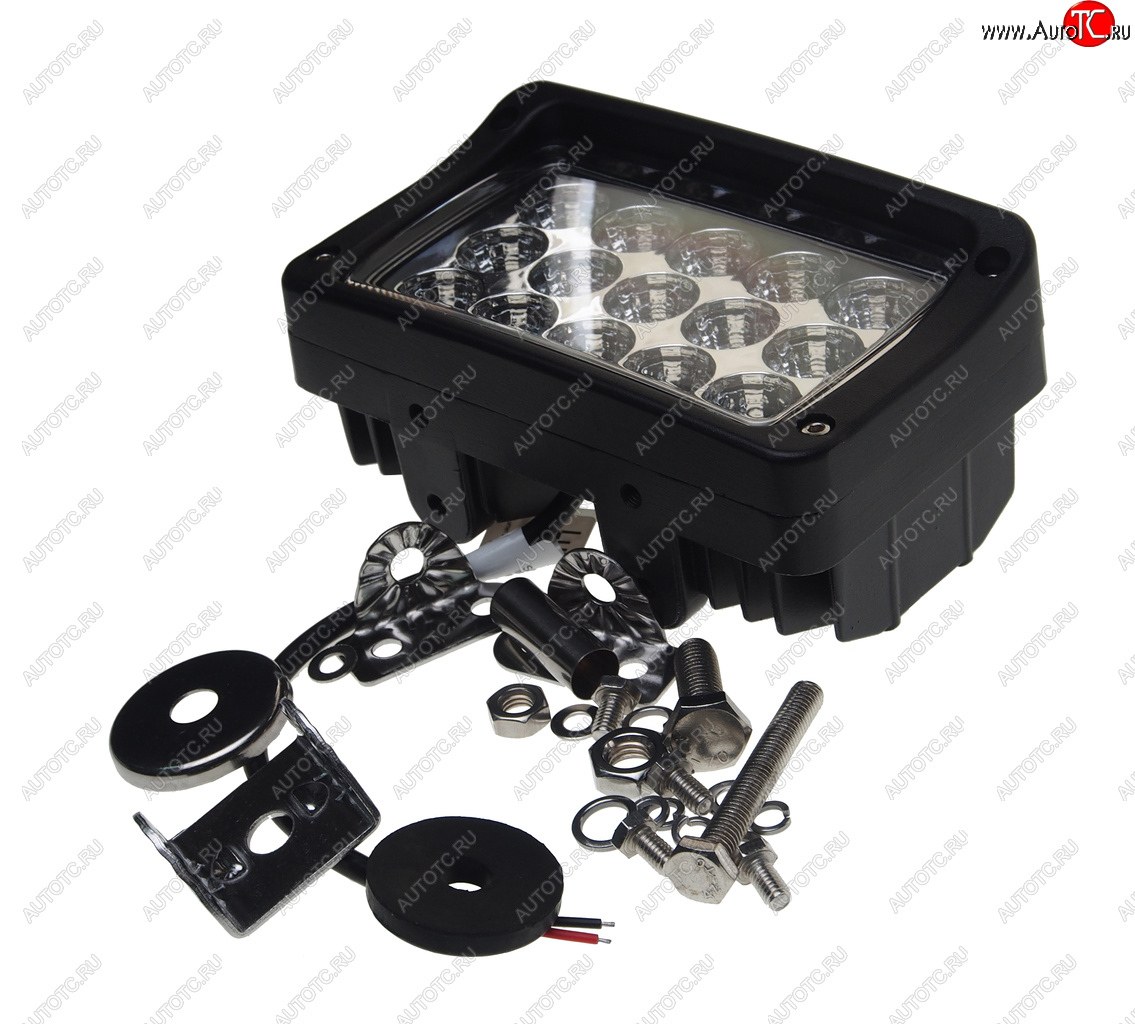 3 799 р. Фара рабочего света 156x65x95мм 45Вт (15 светодиодов) IP68 Pro Spot LUMEN LUMEN mlp-pre45wl3147s  с доставкой в г. Кемерово