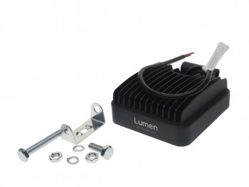 1 529 р. Фара рабочего света 106x106x40мм 48Вт (16 светодиодов) IP67 Super Slim Flood LUMEN LUMEN mlp-sse48ws-2418f  с доставкой в г. Кемерово. Увеличить фотографию 3