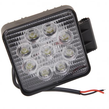 1 079 р. Фара рабочего света 125x110x50мм 27Вт (9 светодиодов) IP68 Standart Flood LUMEN LUMEN mlp-ste27ws1262f  с доставкой в г. Кемерово. Увеличить фотографию 1