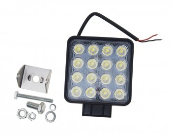 1 699 р. Фара рабочего света 127x110x68мм 48Вт (16 светодиодов) IP68 Standart Flood LUMEN LUMEN mlp-ste48ws1258f  с доставкой в г. Кемерово. Увеличить фотографию 2