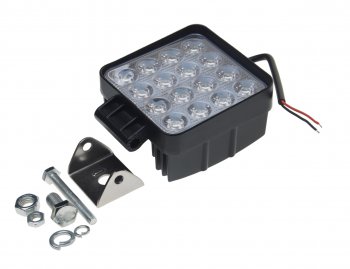 1 699 р. Фара рабочего света 127x110x68мм 48Вт (16 светодиодов) IP68 Standart Flood LUMEN LUMEN mlp-ste48ws1258f  с доставкой в г. Кемерово. Увеличить фотографию 1