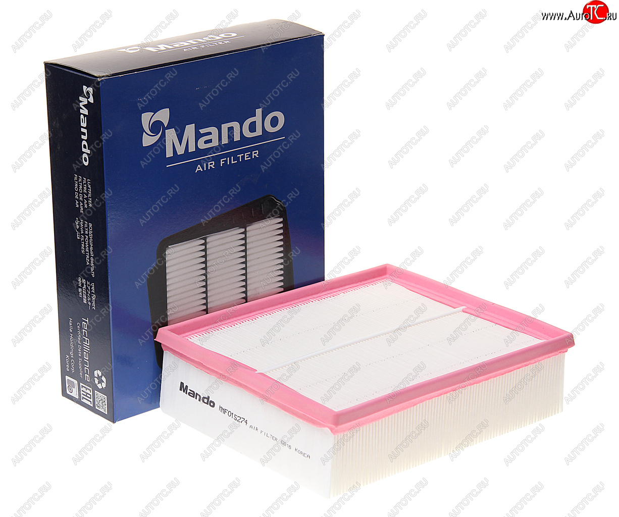 589 р. Фильтр воздушный VW Passat (98-05) AUDI A4 (97-00) SKODA Superb (01-08) (2.5) MANDO MANDO mmf015274  с доставкой в г. Кемерово