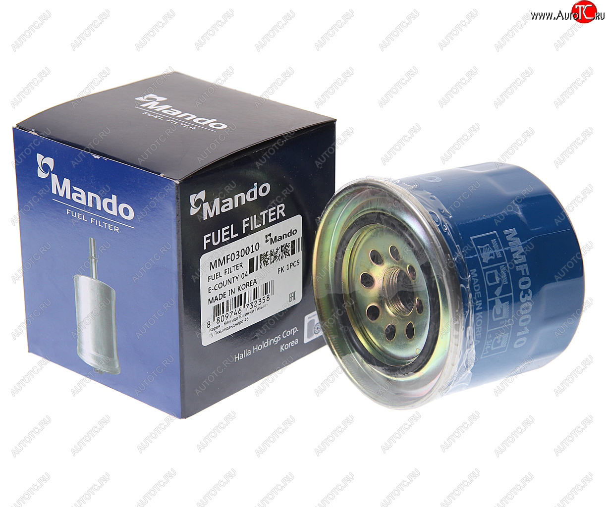 419 р. Фильтр топливный HYUNDAI HD65,72,County дв.D4AL ЕВРО-1 MANDO MANDO mmf030010  с доставкой в г. Кемерово