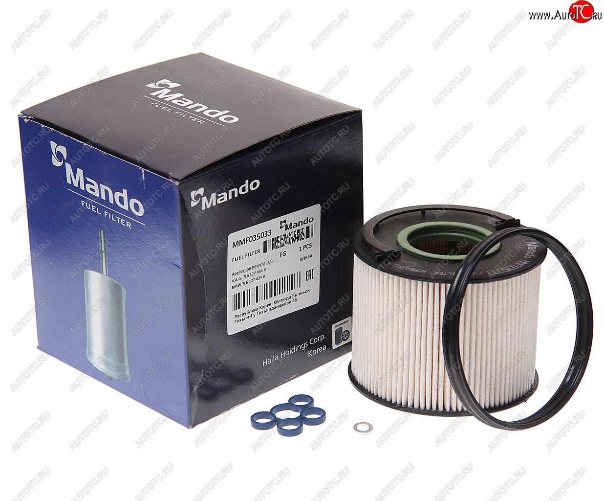 1 569 р. Фильтр топливный VW Touareg (04-) (TDI) AUDI Q7 (06-) MANDO MANDO mmf035033 MANDO mmf035033  с доставкой в г. Кемерово