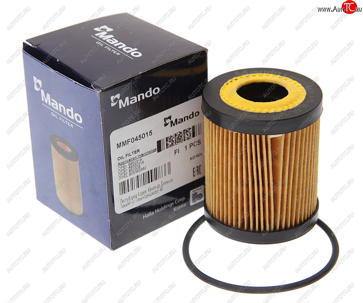 238 р. Фильтр масляный OPEL Astra G (1.8),Vectra B (1.8/2.5/2.6),Vectra C (3.2) MANDO MANDO mmf045015 MANDO mmf045015  с доставкой в г. Кемерово