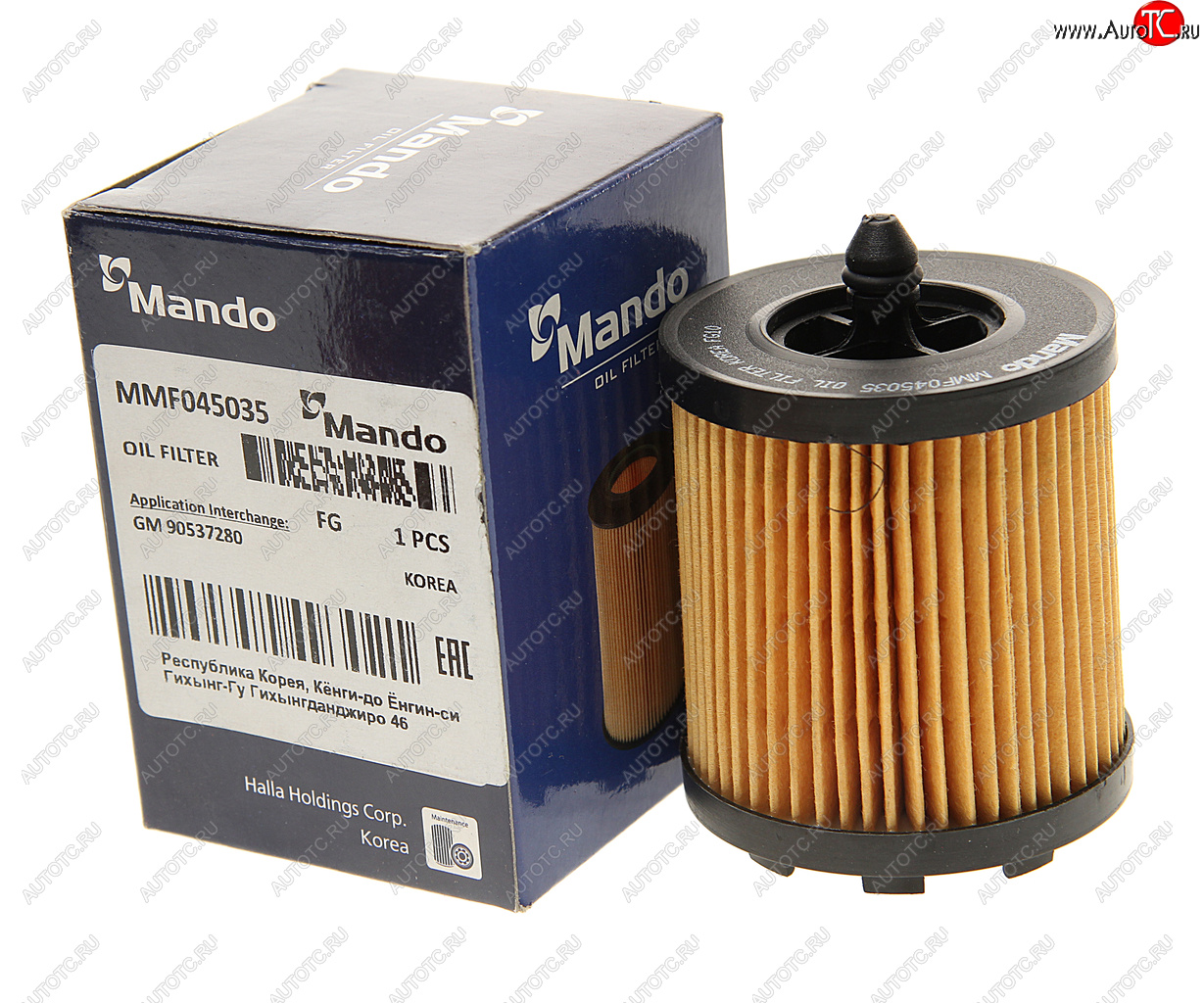 243 р. Фильтр масляный CHEVROLET Captiva (12-) (2.4) (картридж) MANDO MANDO mmf045035  с доставкой в г. Кемерово