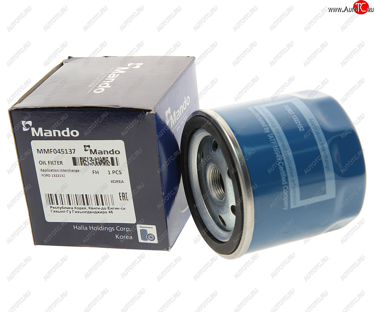 449 р. Фильтр масляный FORD Focus (98-04),Transit (-00) (D/TDI) MANDO MANDO mmf045137 MANDO mmf045137  с доставкой в г. Кемерово
