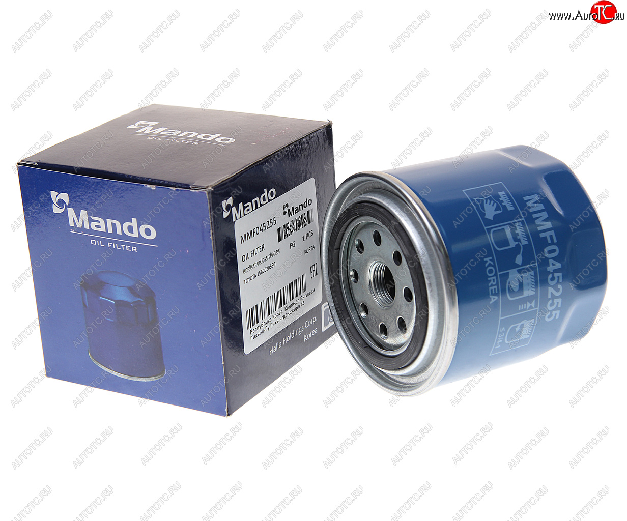 359 р. Фильтр масляный BOBCAT 1600,100,200,300,AL,B,S,T series (дв.KUBOTA) MANDO MANDO mmf045255  с доставкой в г. Кемерово