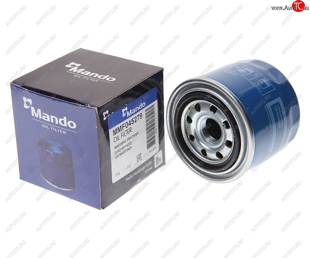 299 р. Фильтр масляный HYUNDAI Sonata,Accent,Lantra KIA Rio 3,Cerato MITSUBISHI Galant,Pajero (06-) MANDO MANDO mmf045279  с доставкой в г. Кемерово