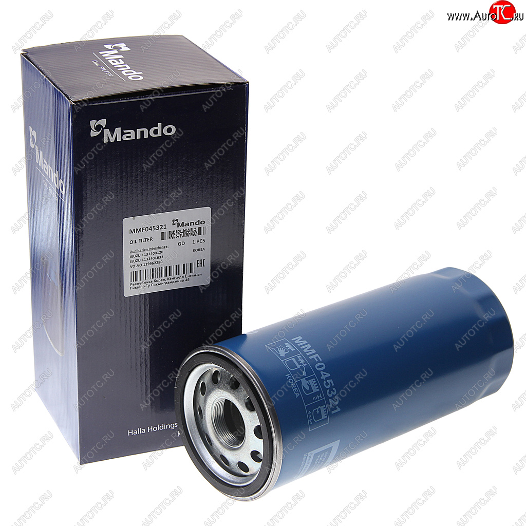 1 199 р. Фильтр масляный VOLVO 6FL,7FL,10FL,12F,12FH,12FL,16FL MANDO MANDO mmf045321  с доставкой в г. Кемерово