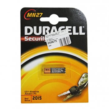 519 р. Батарейка A27 MN27 12V (пульт сигнализации) блистер 1шт. Alkaline Security DURACELL DURACELL mn27-1bl  с доставкой в г. Кемерово. Увеличить фотографию 1
