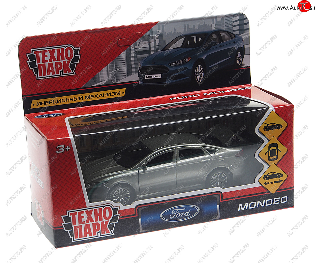 899 р. Модель автомобиля FORD Mondeo металлическая ТЕХНОПАРК ТЕХНОПАРК mondeo-gy  с доставкой в г. Кемерово