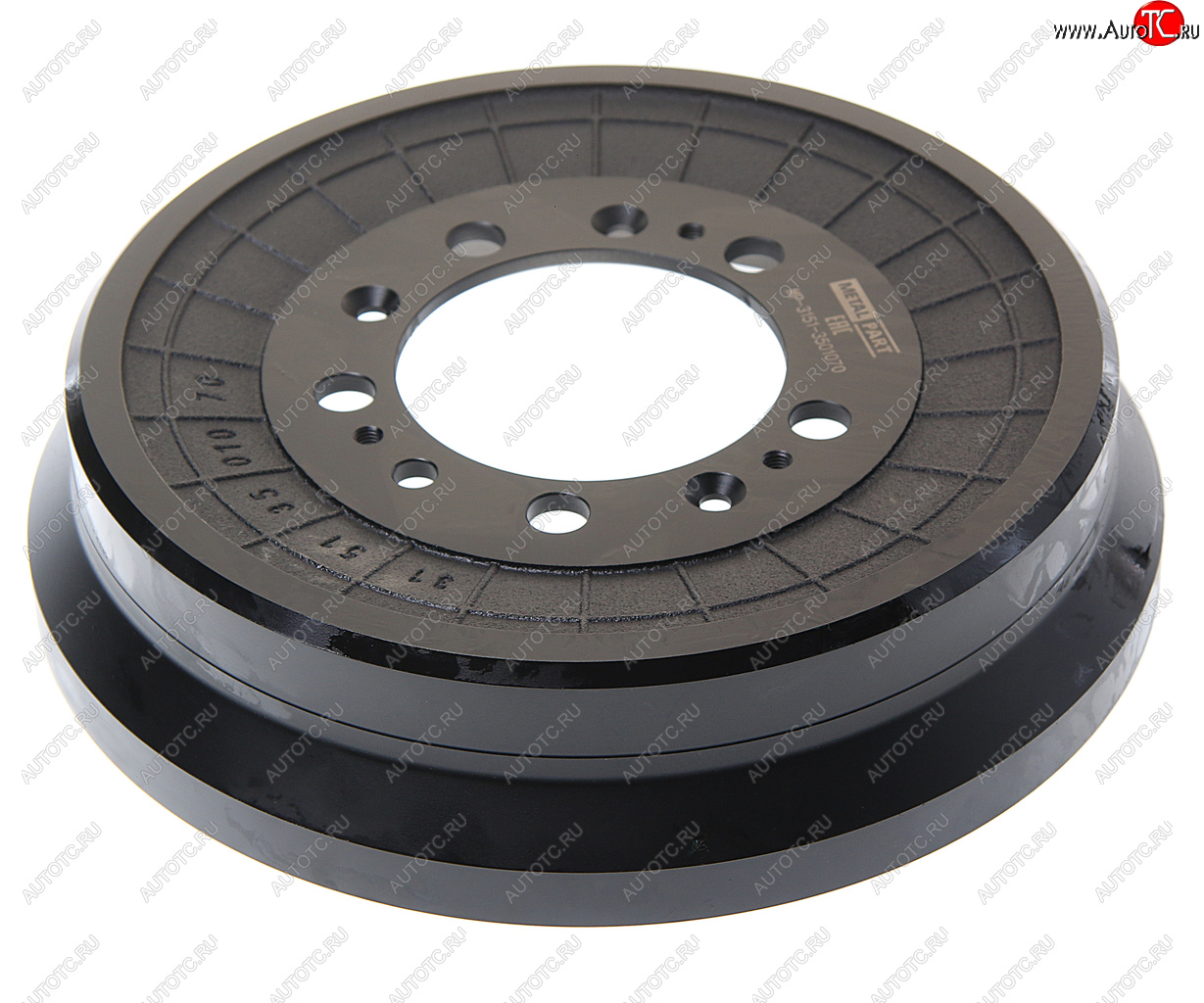 4 069 р. Барабан тормозной УАЗ-3151,3163 Патриот (балансированный) METALPART METALPART mp-3151-3501070  с доставкой в г. Кемерово