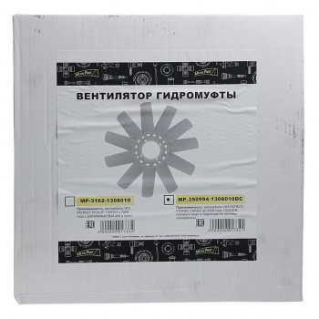 1 699 р. Вентилятор УАЗ-3163,315195 до 2008г.в. 11 лопастей под вискомуфту METALPART METALPART mp-390994-1308010dc  с доставкой в г. Кемерово. Увеличить фотографию 3