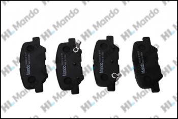 2 199 р. Колодки тормозные MAZDA 6 (12-) задние (4шт.) MANDO MANDO mpa17 MANDO mpa17  с доставкой в г. Кемерово. Увеличить фотографию 1