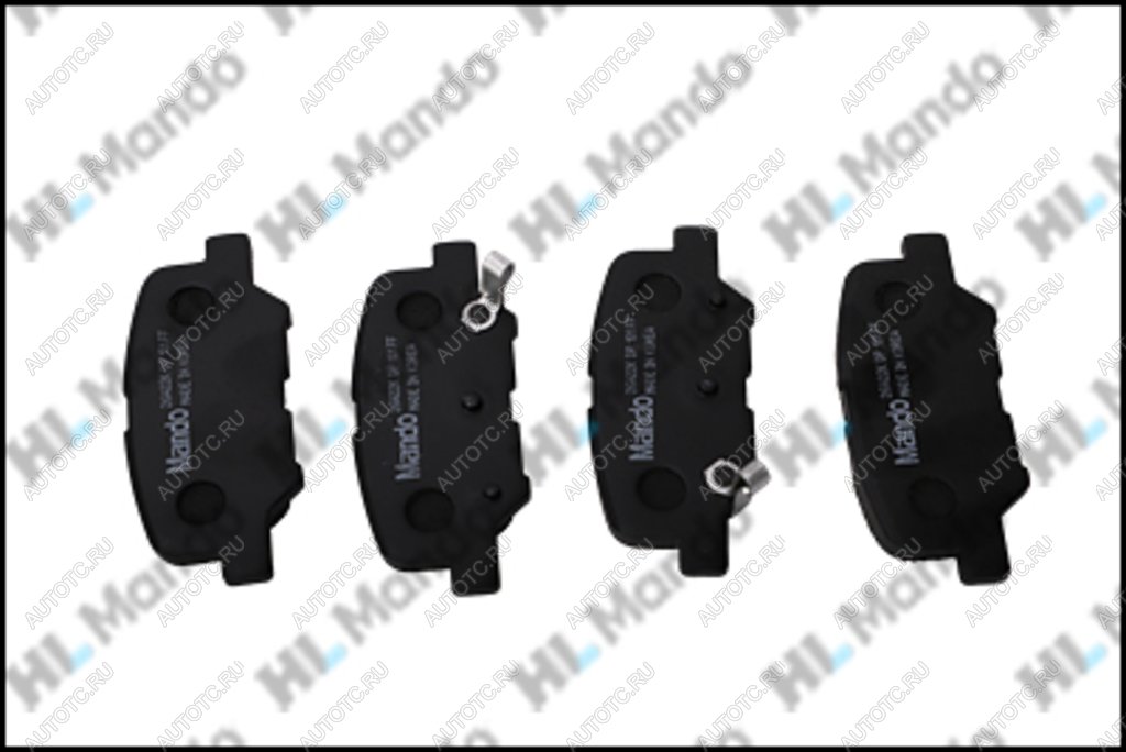2 199 р. Колодки тормозные MAZDA 6 (12-) задние (4шт.) MANDO MANDO mpa17 MANDO mpa17  с доставкой в г. Кемерово
