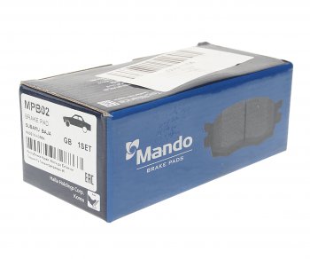 1 389 р. Колодки тормозные SUBARU Forester,Impreza передние (4шт.) MANDO MANDO mpb02  с доставкой в г. Кемерово. Увеличить фотографию 2
