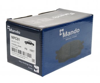 1 389 р. Колодки тормозные ЛАДА Largus RENAULT Logan,Clio PEUGEOT передние (4шт.) MANDO MANDO mpc01  с доставкой в г. Кемерово. Увеличить фотографию 2