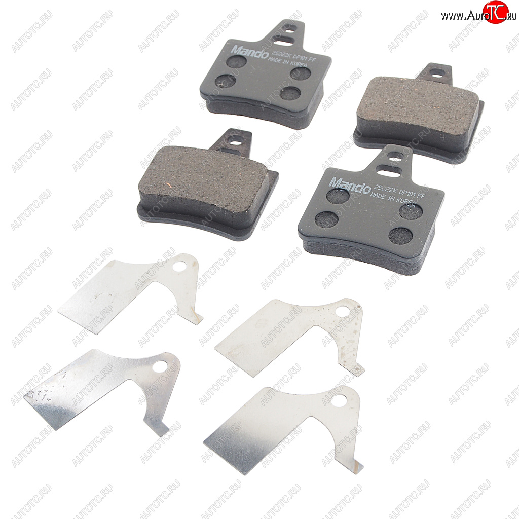 799 р. Колодки тормозные PEUGEOT 306 (94-01) задние (4шт.) MANDO MANDO mpc03 MANDO mpc03  с доставкой в г. Кемерово